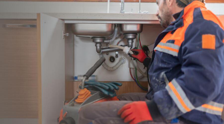 Professional slab leak plumber services in Orleans, MI